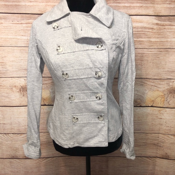 CAbi Jackets & Coats Cabi Button Up Lightweight Pea Coat Poshmark